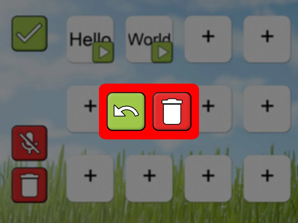 Delete options