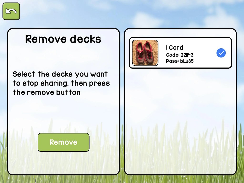 Removing shared decks